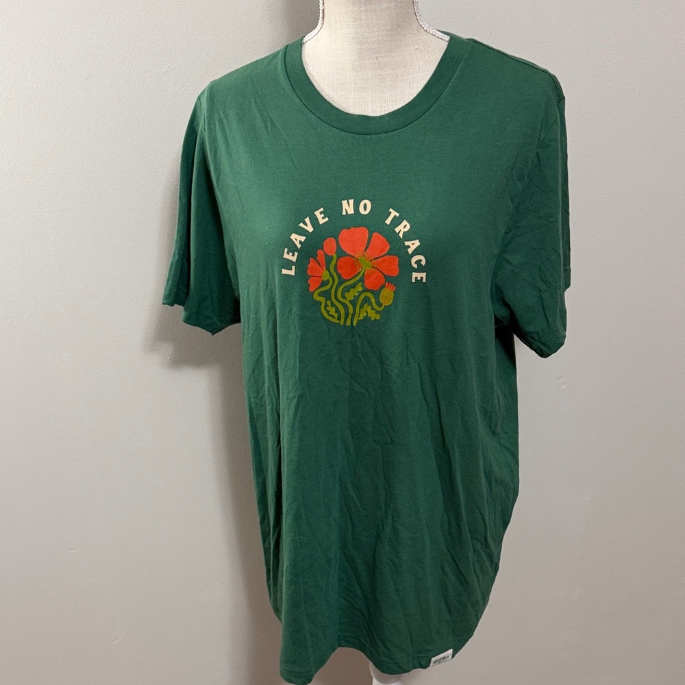Leave No Trace Green Short Sleeve Tee